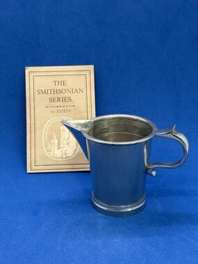 Stieff The Smithsonian Series Pewter Spouted Measure SI-4P ~ 3" high x 4.5"